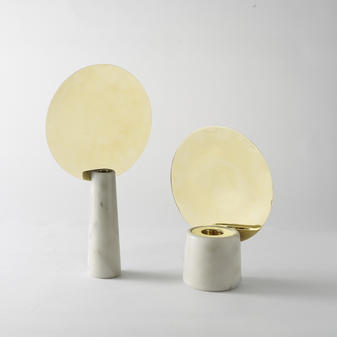 White marble PEACOCK candleholders-design-by-Dan-Yeffet-COLLECTION-PARTICULIERE.jpg