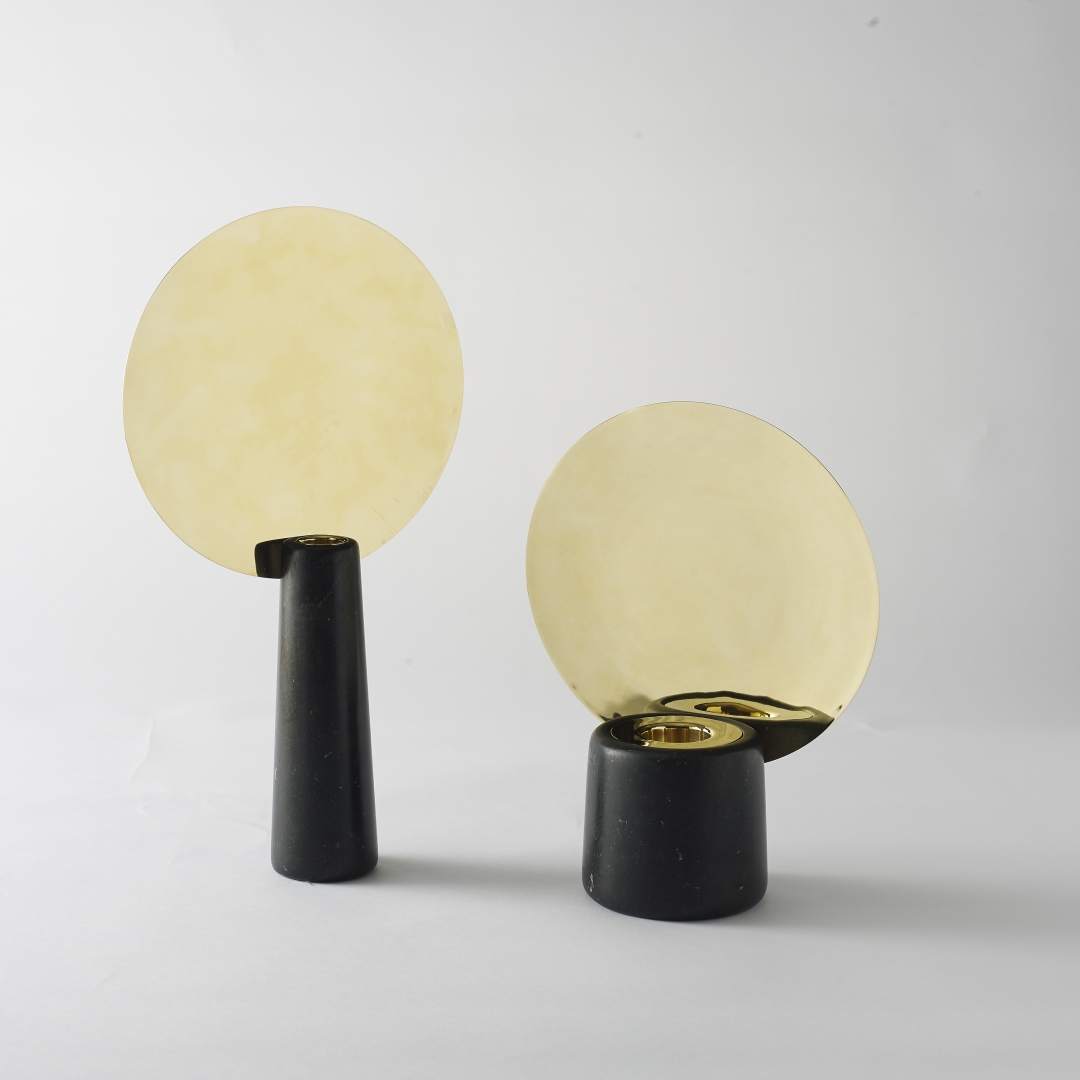 Black marble PEACOCK candleholders-design-by-Dan-Yeffet-COLLECTION-PARTICULIERE.jpg